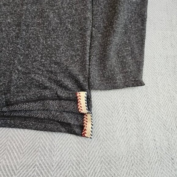 Weatherproof Vintage Shirt Men's Henley XL Black Heathered Long Sleeves NWT - Picture 2 of 14